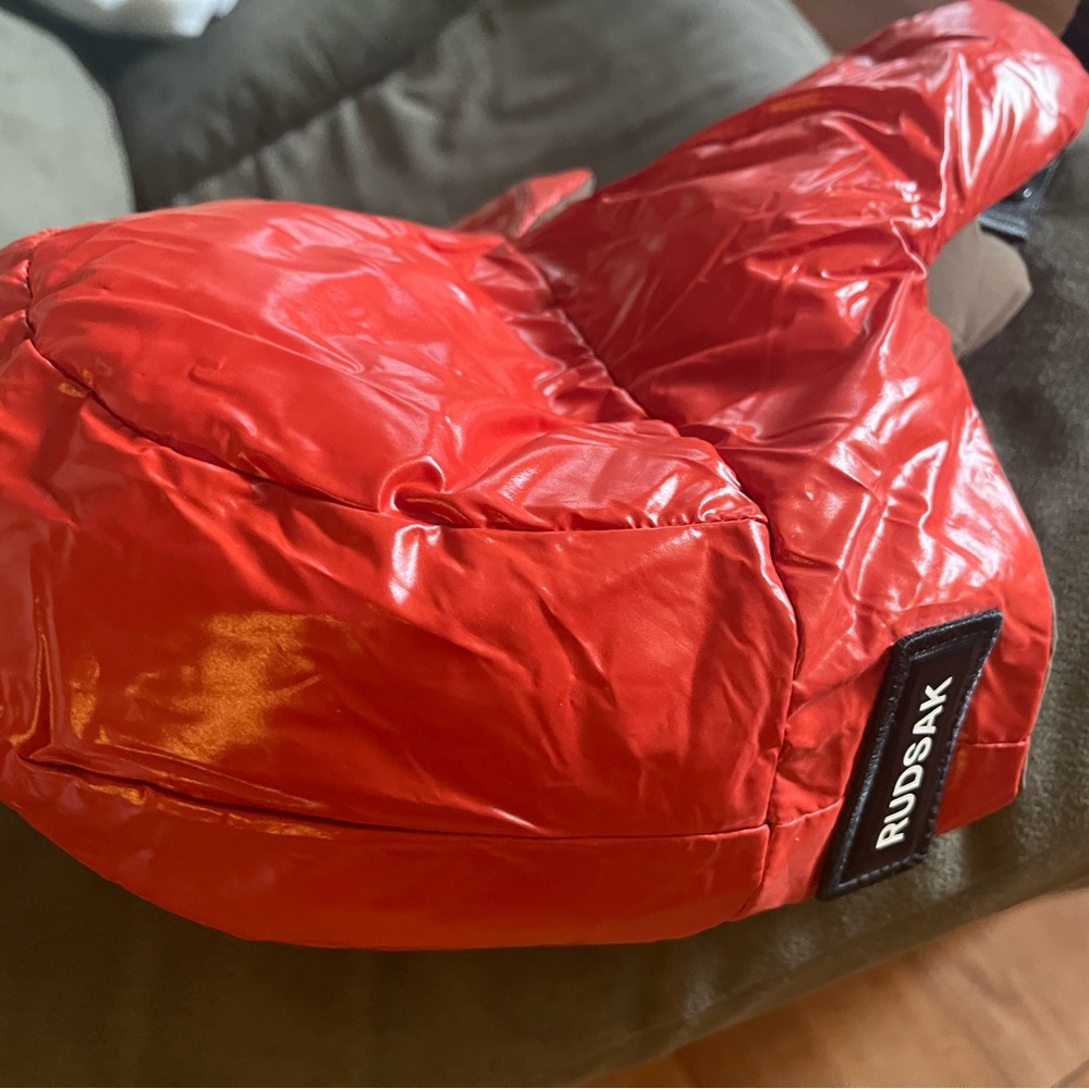 Rudsak Reversible Puffer Aviator Hat
Color: Orange/Army Size: Os